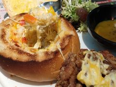 芝士三多鸡腿焗保龄球-阿飛冰室(下沙店)