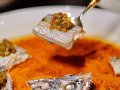 雪菜肉沫蒸刀鱼-甄御•海鲜新青岛菜(麦岛店)