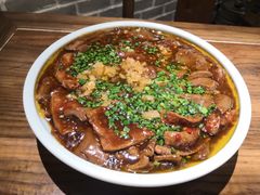 葱椒炝嫩猪肝-老灶味道·本帮菜(昌平路店)