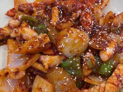 辣炒鱿鱼-贤花饭店(城阳店)