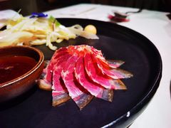 三年金钱火腿配大理手撕乳扇-泓0871臻选云南菜·味庄