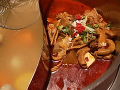鲜牛杂鸳鸯锅-左庭右院鲜牛肉火锅(环球港店)