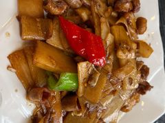 酸笋炒竹肠-美极鲜食坊(宝安南路店)