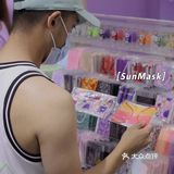 会展中心🌈#SunMask #快闪店，神仙颜值口罩😷