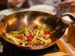 干锅有机花菜-绿茶餐厅(华联万柳店)