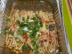 锡纸金针菇-食爺炭炉鸡煲·烧烤