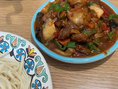 -歹歹的加个面过油肉拌面