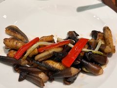 黑鸡枞炒鳗鱼柳-狮王府淮扬菜(新街口友谊店)