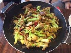 干锅花菜-梁记粥铺(开元地中海店)