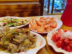 辣炒花蛤-老东镇啤酒屋海鲜加工·蒸汽海鲜·海鲜烧烤(台东店)