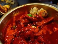 辣烤鸡爪-富乐满韩国正宗炸鸡韩国料理(虹泉路店)