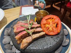 火焰澳洲谷饲西冷牛扒-秘密旅行Bonjour(黑金冠 江南西店)