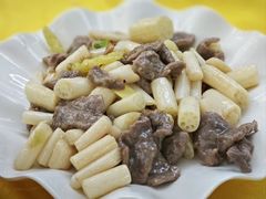 酸辣藕尖炒牛肉-肥姐美食(同福中路店)