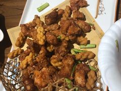 -东来菜馆•手抓海鲜家常菜•海鲜锅贴(鸽子窝店)