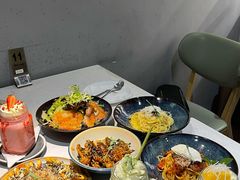 芝士蘑菇鲜虾意大利面-BE BRIGHT KITCHEN(正佳广场店)