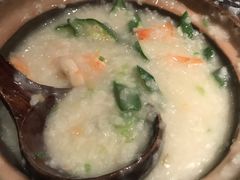 秋葵鲜虾粥-南拳十三姨·潮汕砂锅粥(世纪金源店)