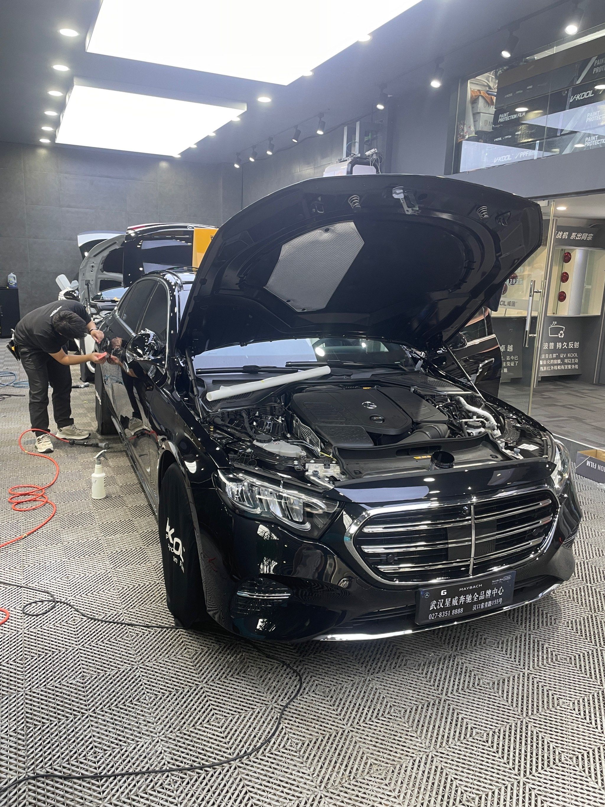 奔驰e300威固专车专用隐形车衣