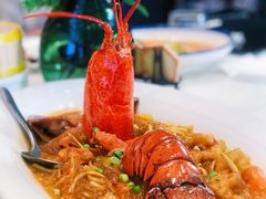 酸萝卜薯粉波士顿龙虾-阿庄新豫菜(航海东路店)