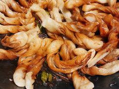 排骨豆角卷子-华盛园卷子王农家菜水库鱼