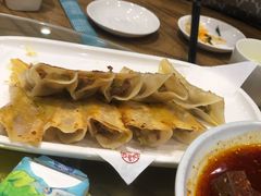韭黄牛肉锅贴-海富荣·锅贴·陕菜家常菜(阳光城店)