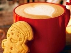 圣诞姜饼人拿铁-瑞幸咖啡(无锡工艺职业技术学院店)