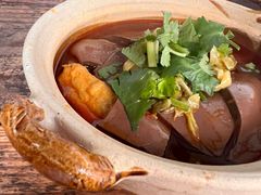 麻辣鸭血臭豆腐-茶米人花园餐厅