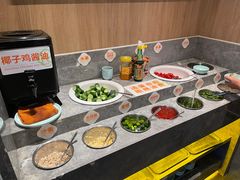 自助调料区-润园四季椰子鸡火锅(南山海岸城店)