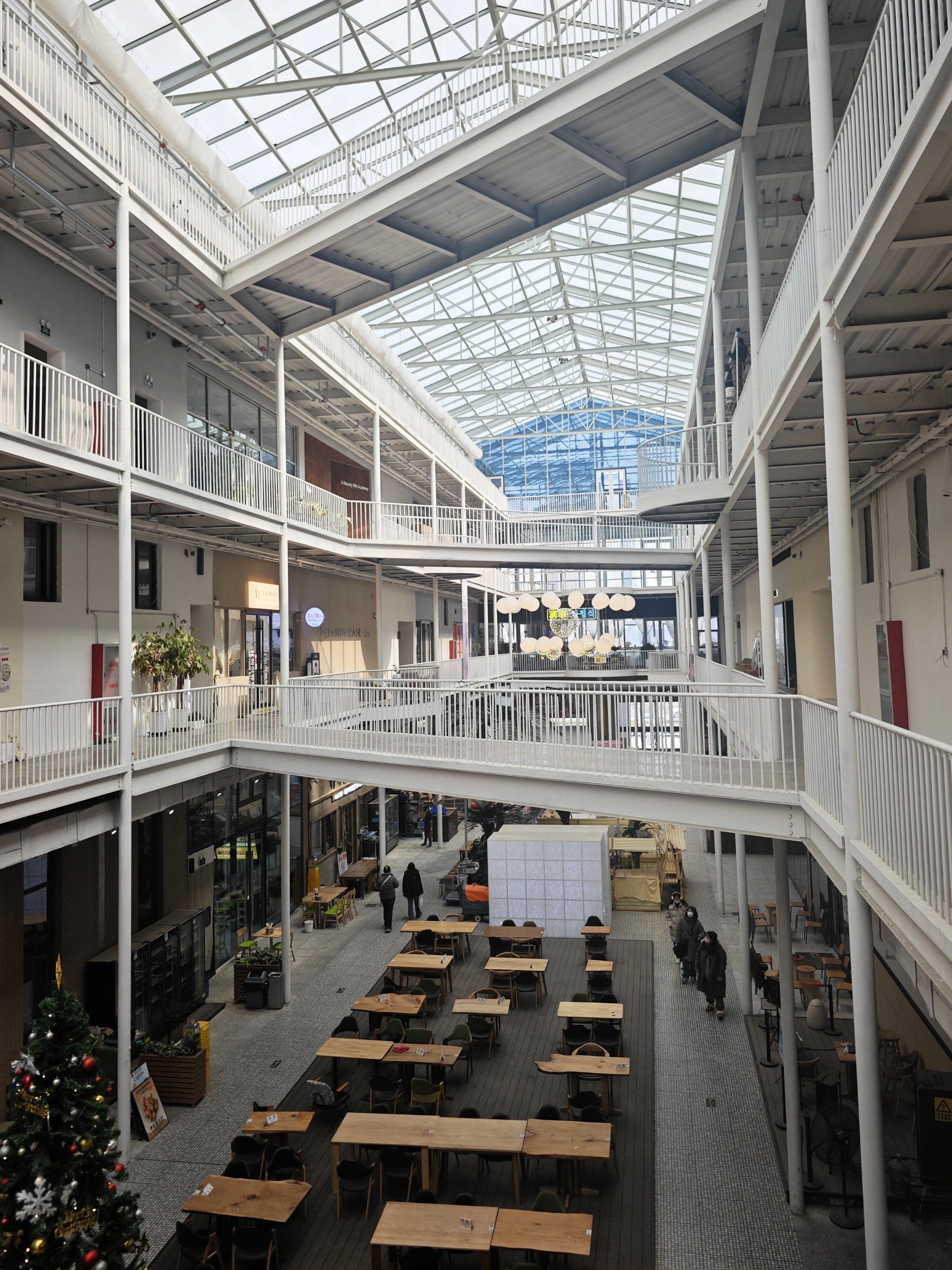 韩国风的室内商业街