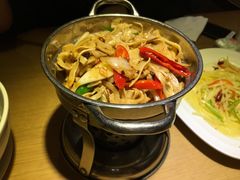 干锅杏鲍菇-吕氏疙瘩汤·海鲜新鲁菜(凯德mall新都心店)