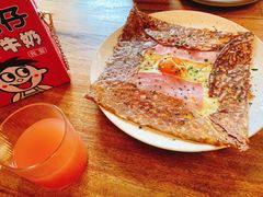 巴黎火腿鸡蛋芝士蘑菇可丽饼-RAC BAR(安福路店)