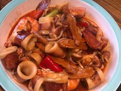 酱油水鲜鱿大虾-八闽饭店闽南小镇(铁西店)