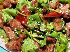 秘制香醋拌牛肉-金苑酒家·客家菜·广东老字号(万象店)