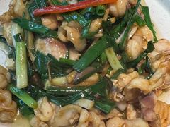 葱姜炒鱼杂-淘米捞·米汤脆鲩鱼火锅(福田皇岗店)