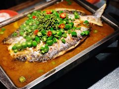 鲜青椒烤鱼-探鱼·鲜青椒爽麻烤鱼(北京路天河城店)