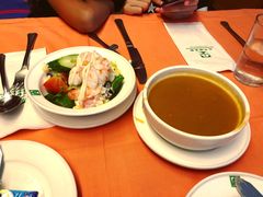 大虾沙拉&海皇汤-太平馆餐厅(油麻地店)