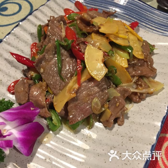 酸木瓜炒牛肉