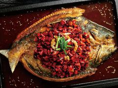 -探鱼·鲜青椒爽麻烤鱼(天一广场店)