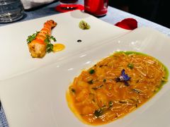 意式手工海鲜宽面佐虎虾-弦月窗LUNETTE BY AMANDA(复兴路店)