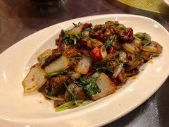 葱爆羊肉-东北人粗粮饺子坊(南山店)