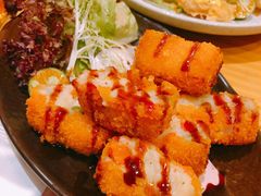 奶油蟹肉饼-花潮料理艺食馆(世欧广场店)