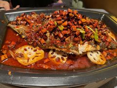 香辣味烤鱼-江边城外烤全鱼(方庄时代购物中心店)