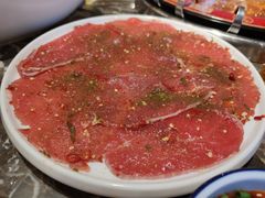鲜切嫩牛肉-蜀辣居鲜货老火锅(红牌楼店)