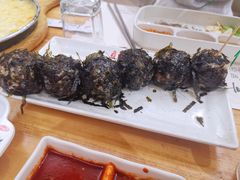 月牙骨紫菜饭团-秋香家韩式炭火烤肉(磐石路店)