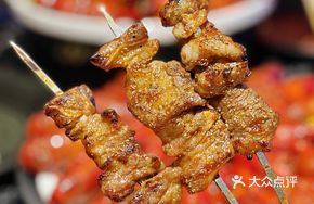 Running Wagyu Skewers