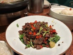小炒黄牛肉-绿茶餐厅(华联万柳店)