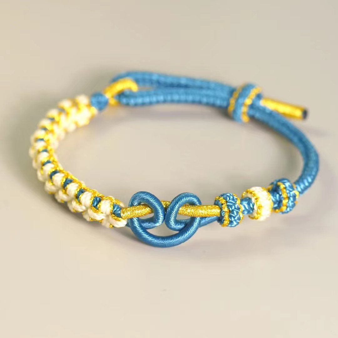 纯手工编织转运悟空静心结手绳