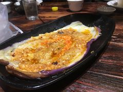 烤茄子-蚝美人·生蚝海鲜烧烤(茶花园店)