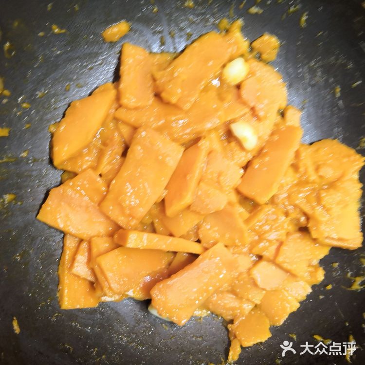 没有咸蛋黄的素炒南瓜也是美味
