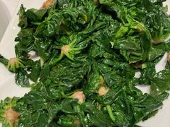 清炒崇明矮脚菠菜-道道鲜·崇明私房菜(五角场店)