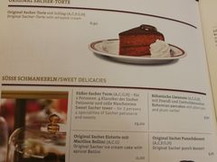 菜单-Cafe Sacher(WIEN)